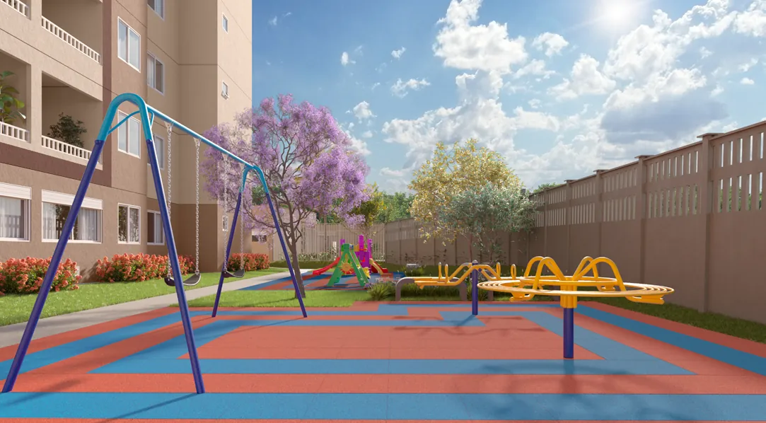 Perspectiva ilustrativa do Play Kids do Vila Santiago